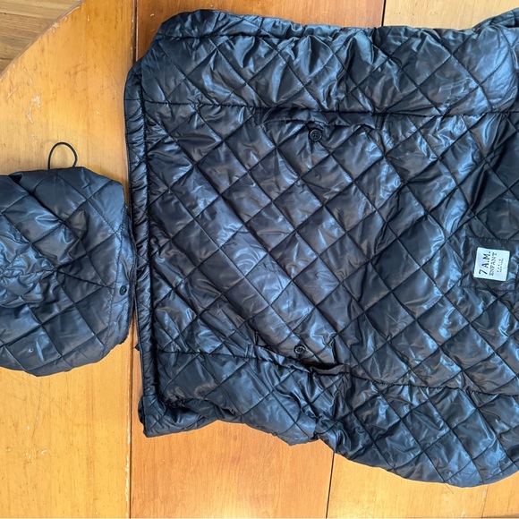 Black Quilted Kids Jacket - Picture 1 of 9
